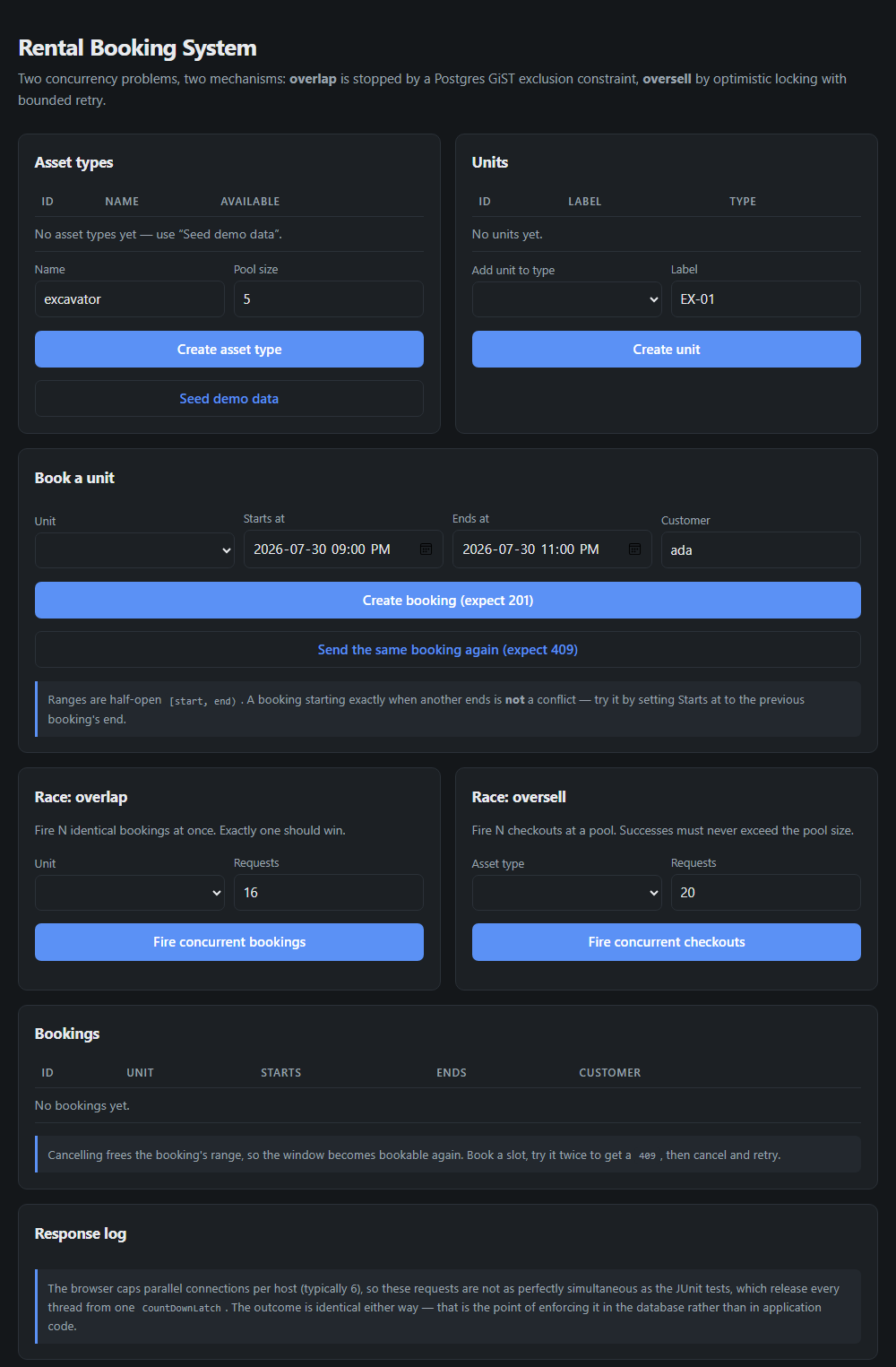 Rental Booking System
